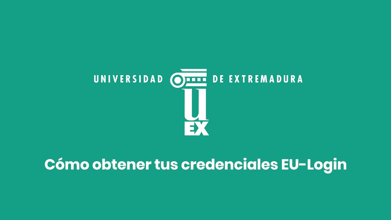 ¿Cómo crear tus credenciales EU-Login?