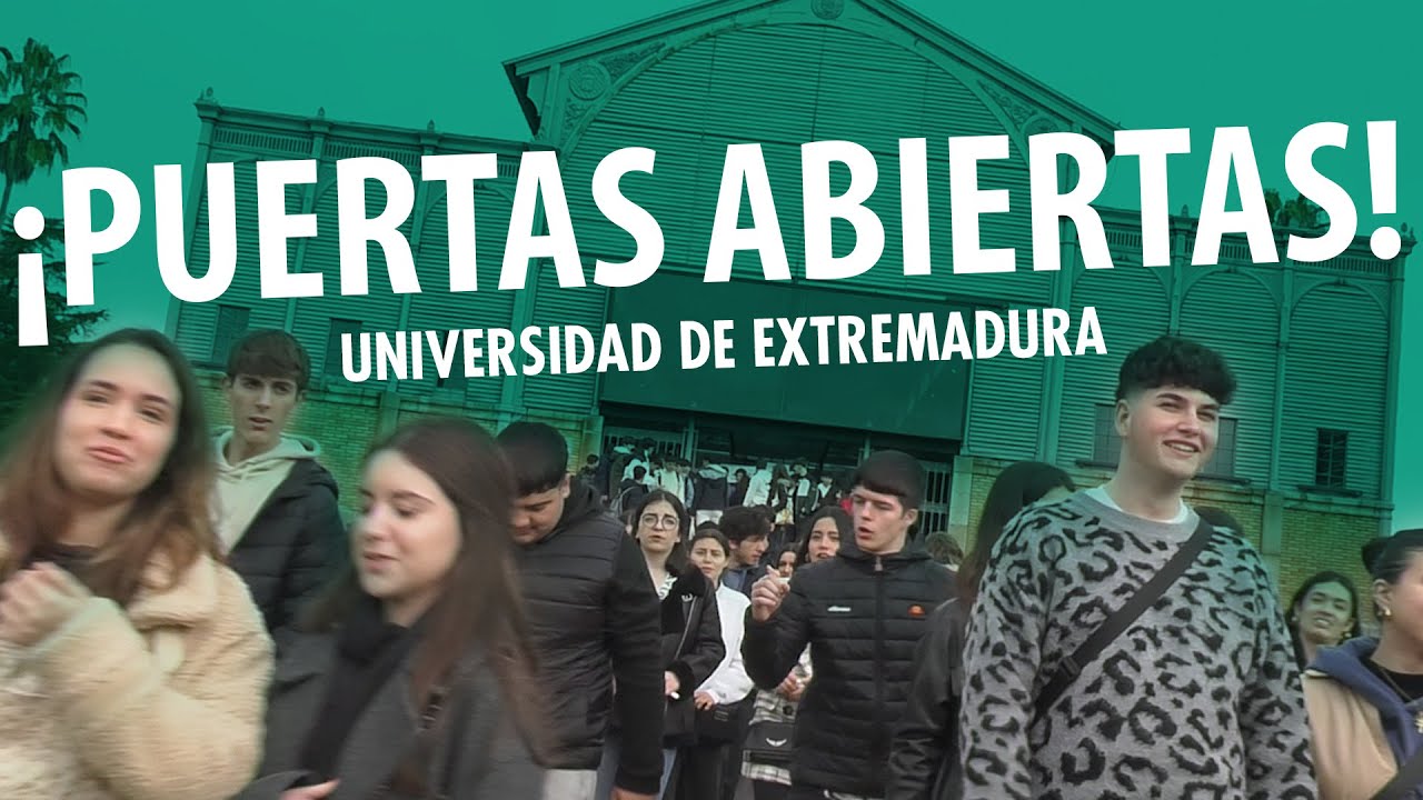 ¡XX Jornadas de PUERTAS ABIERTAS en la UEx!