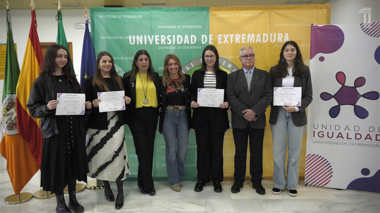 La UEx entrega los Premios al Mejor Trabajo Fin de Estudios en Materia de Igualdad de Género