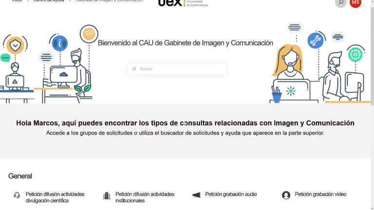 ¿Cómo realizar una PETICIÓN DE COBERTURA al Gabinete de Imagen y Comunicación?