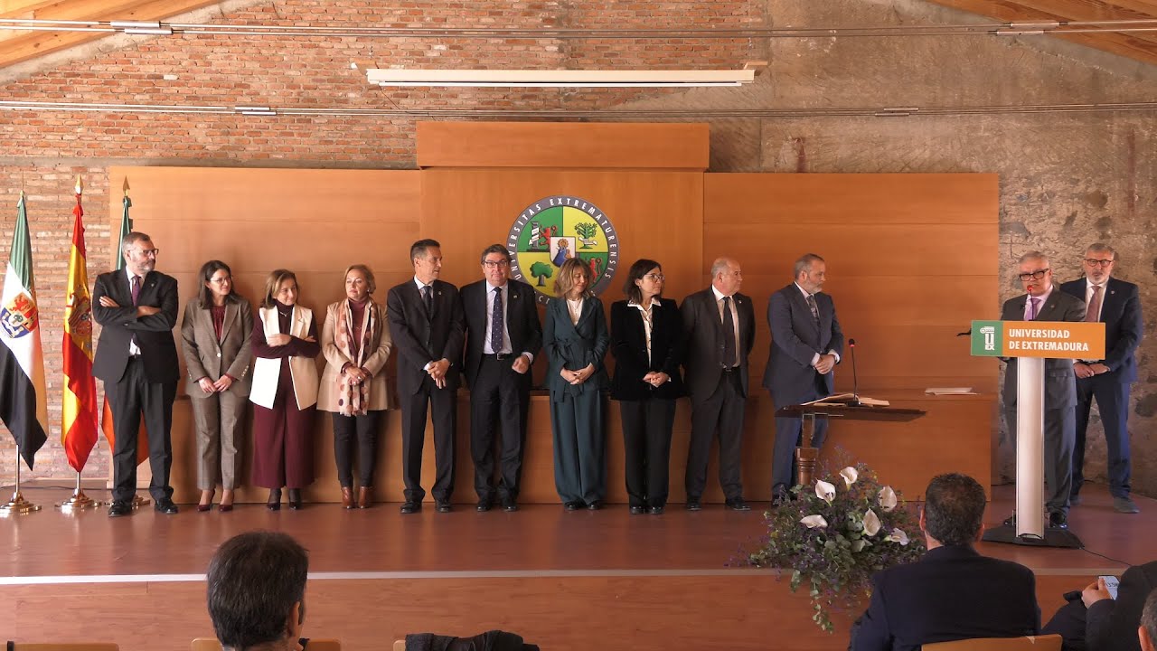 Toma de posesión del nuevo equipo rectoral de la UEx