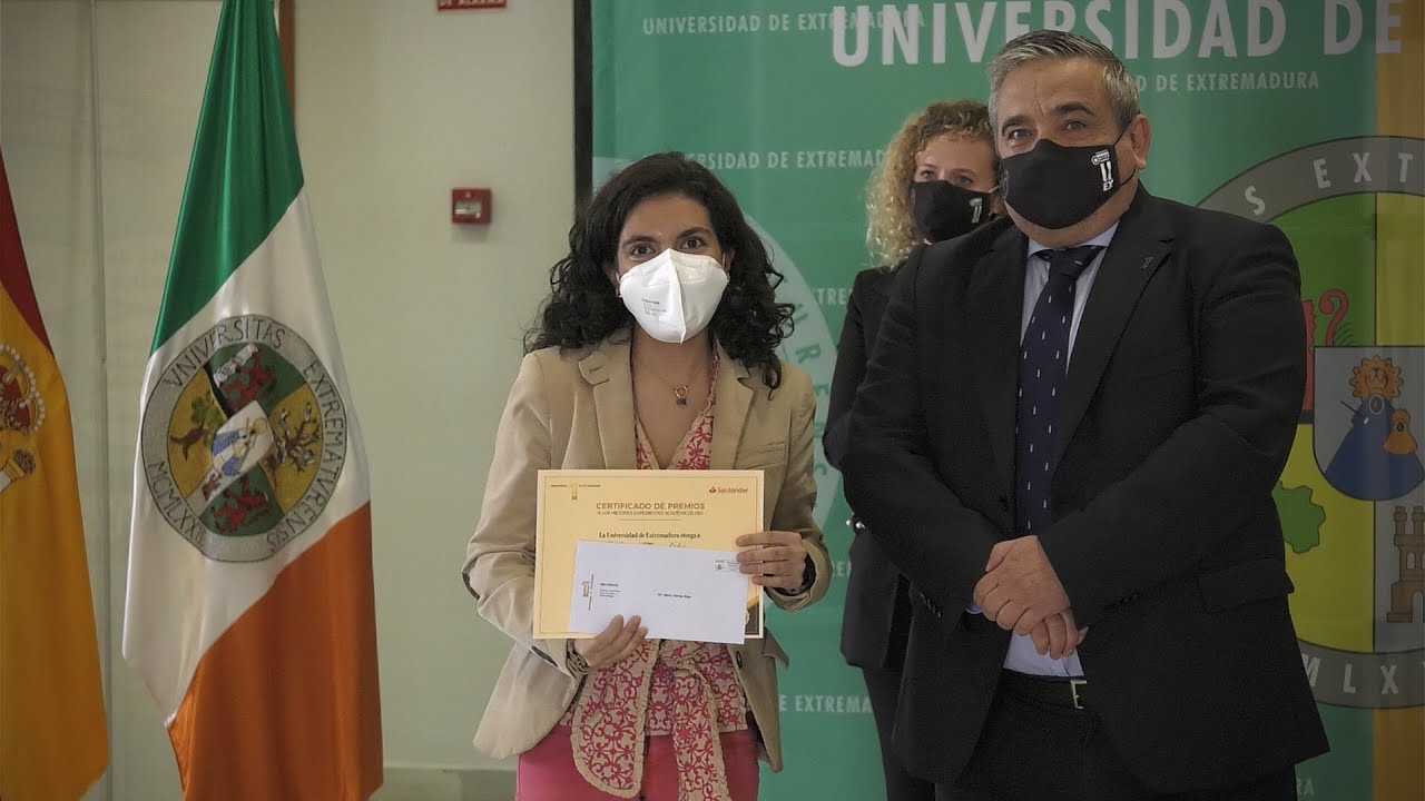 Premios Santander a los mejores expedientes académicos en la UEx