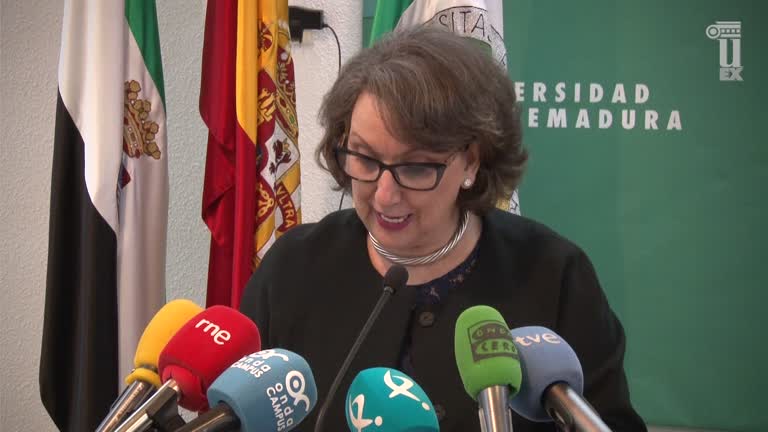 Ms. Rebeca Grynspan, Doctor "Honoris Causa" from the University of Extremadura
