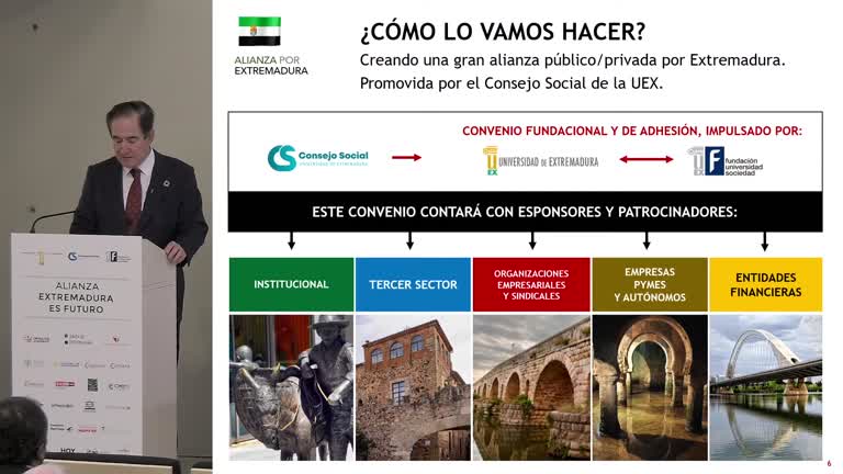 Presentación de la Alianza Extremadura es Futuro
